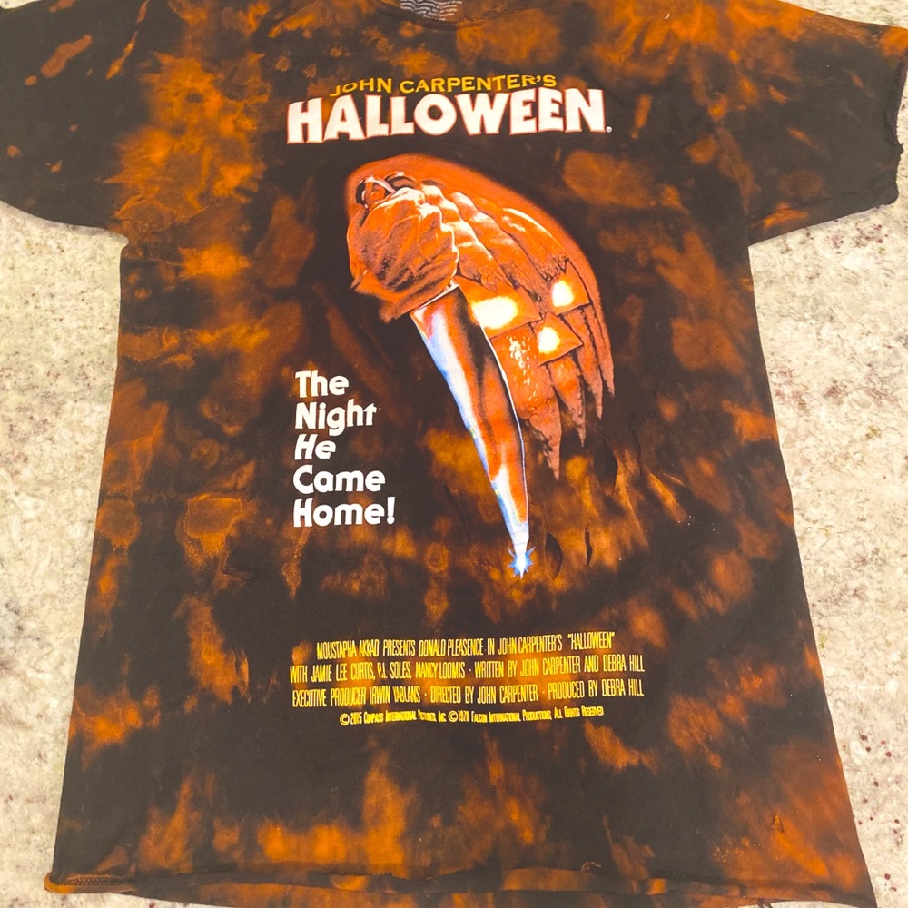 Custom Bleach Distressed Halloween Movie Shirt